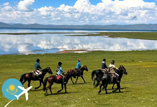 ソンクル湖の絶景と遊牧文化を体感｜アルマトイ発キルギス乗馬4〜6泊ツアー【初心者OK】